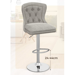 Набор барных стульев Costway JV11441GR-2 (Grey) Thumb