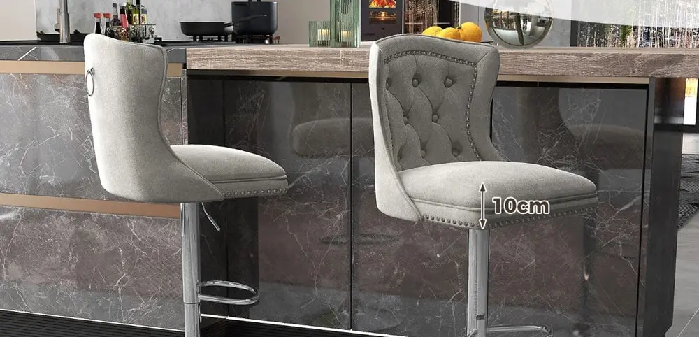 Набор барных стульев Costway JV11441GR-2 (Grey)