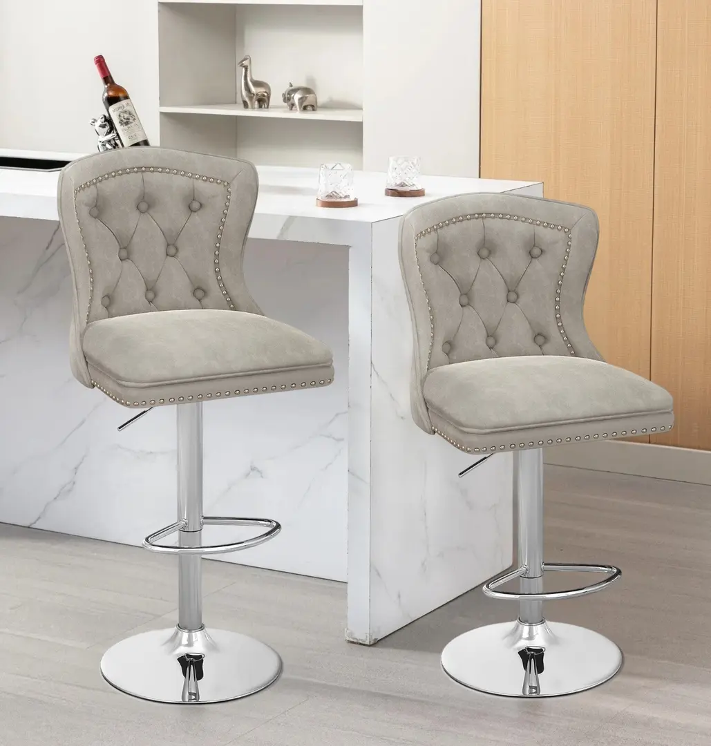 Набор барных стульев Costway JV11441GR-2 (Grey)