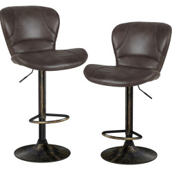 Набор барных стульев Costway JV11510CF-2 (Brown) Thumb