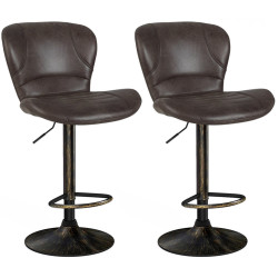 Набор барных стульев Costway JV11510CF-2 (Brown) Thumb