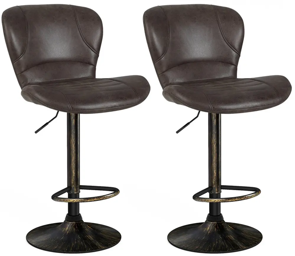 Набор барных стульев Costway JV11510CF-2 (Brown)