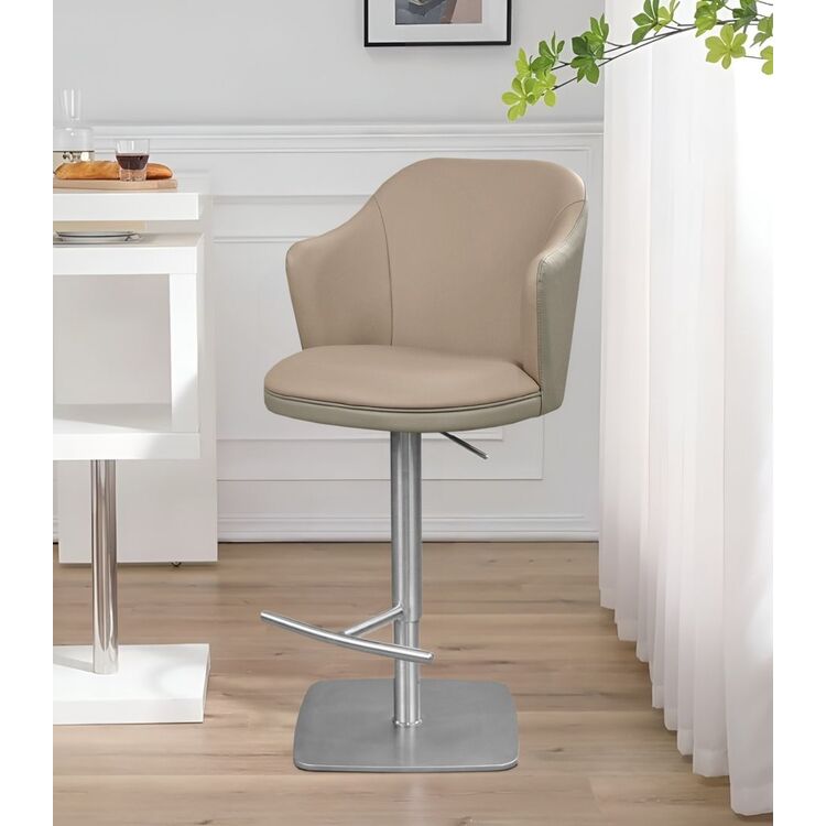 Scaun de bar DP Boss C118A-55 (Dark Gray/Gray)
