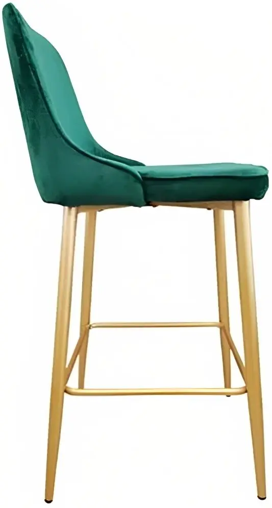 Барный стул DP Clasic (Green/Golden)