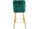 Scaun de bar DP Clasic (Green/Golden)