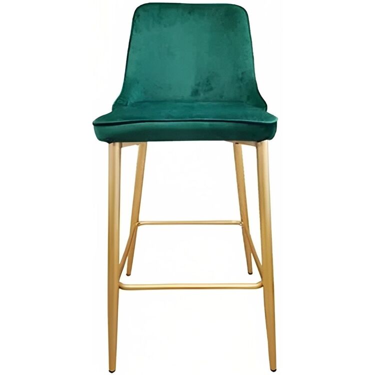 Барный стул DP Clasic (Green/Golden)
