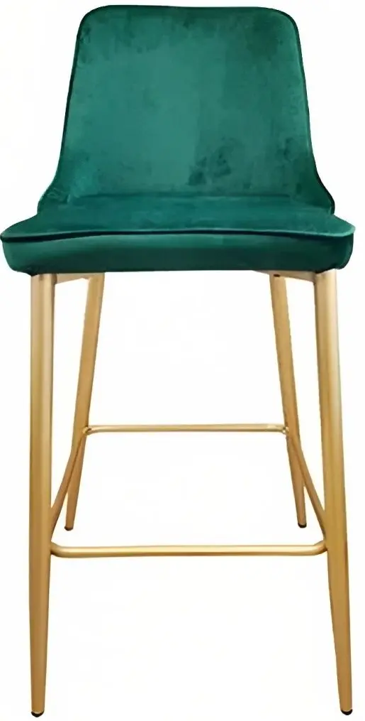 Барный стул DP Clasic (Green/Golden)
