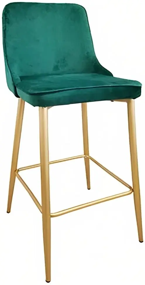 Барный стул DP Clasic (Green/Golden)