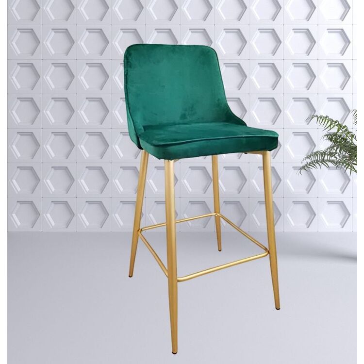 Барный стул DP Clasic (Green/Golden)