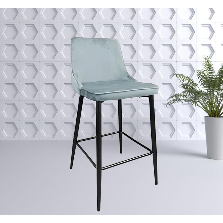 Scaun de bar DP Clasic (Light Blue/Black)