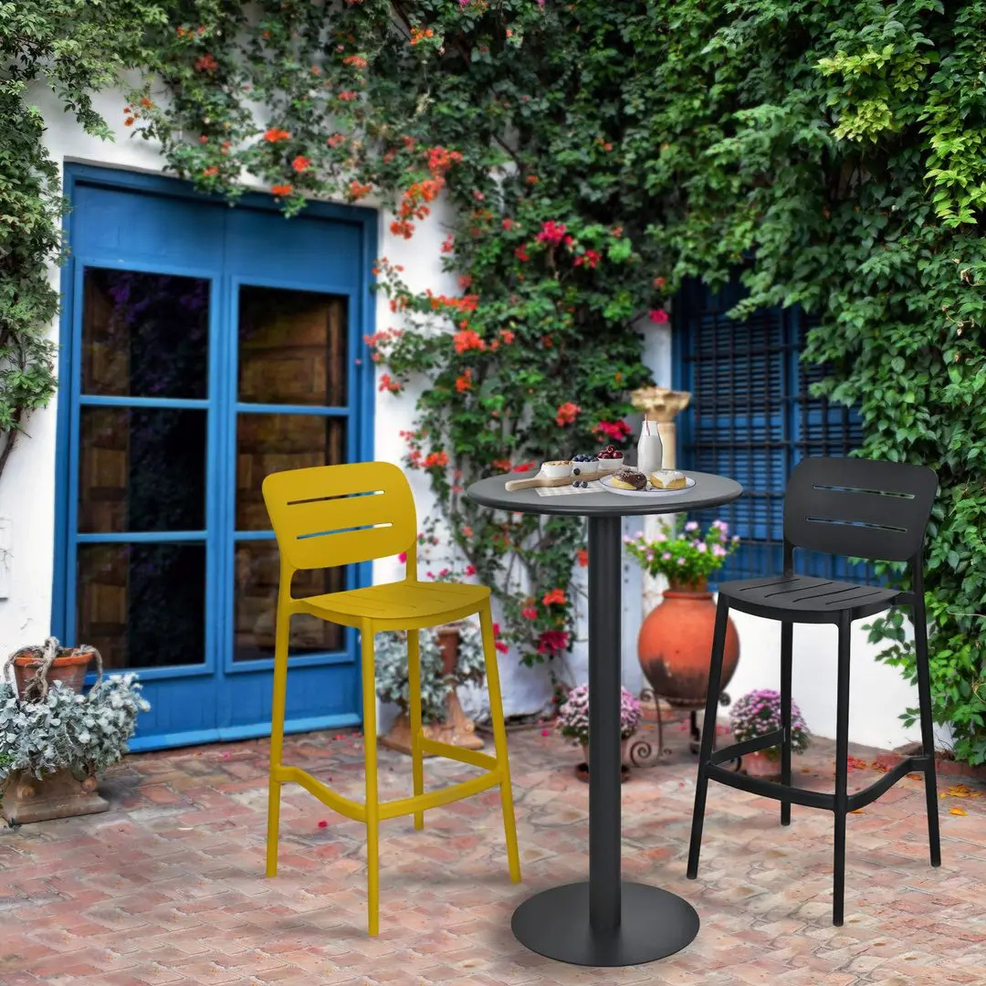 Scaun de bar DP Helix (Yellow)