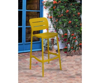 Scaun de bar DP Helix (Yellow)