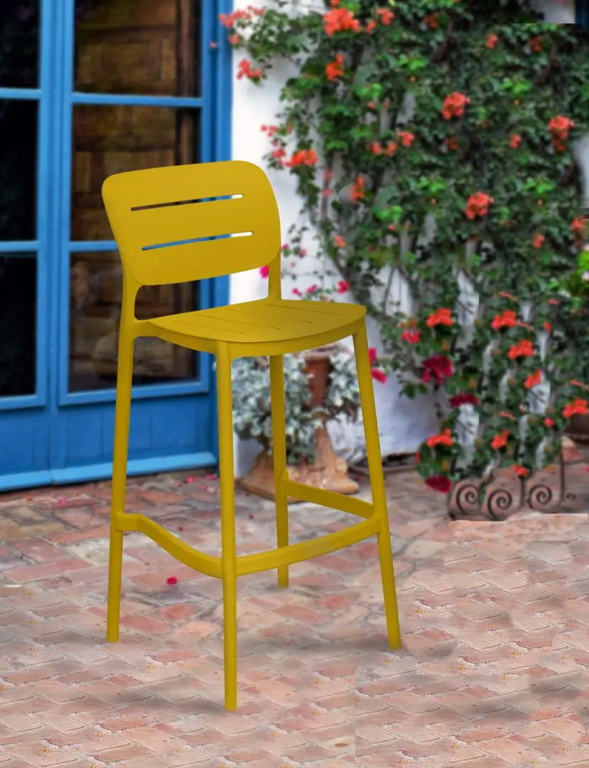 Scaun de bar DP Helix (Yellow)