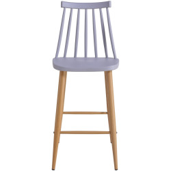 Scaun de bar DP Jack (Dark Grey/Natural) Thumb