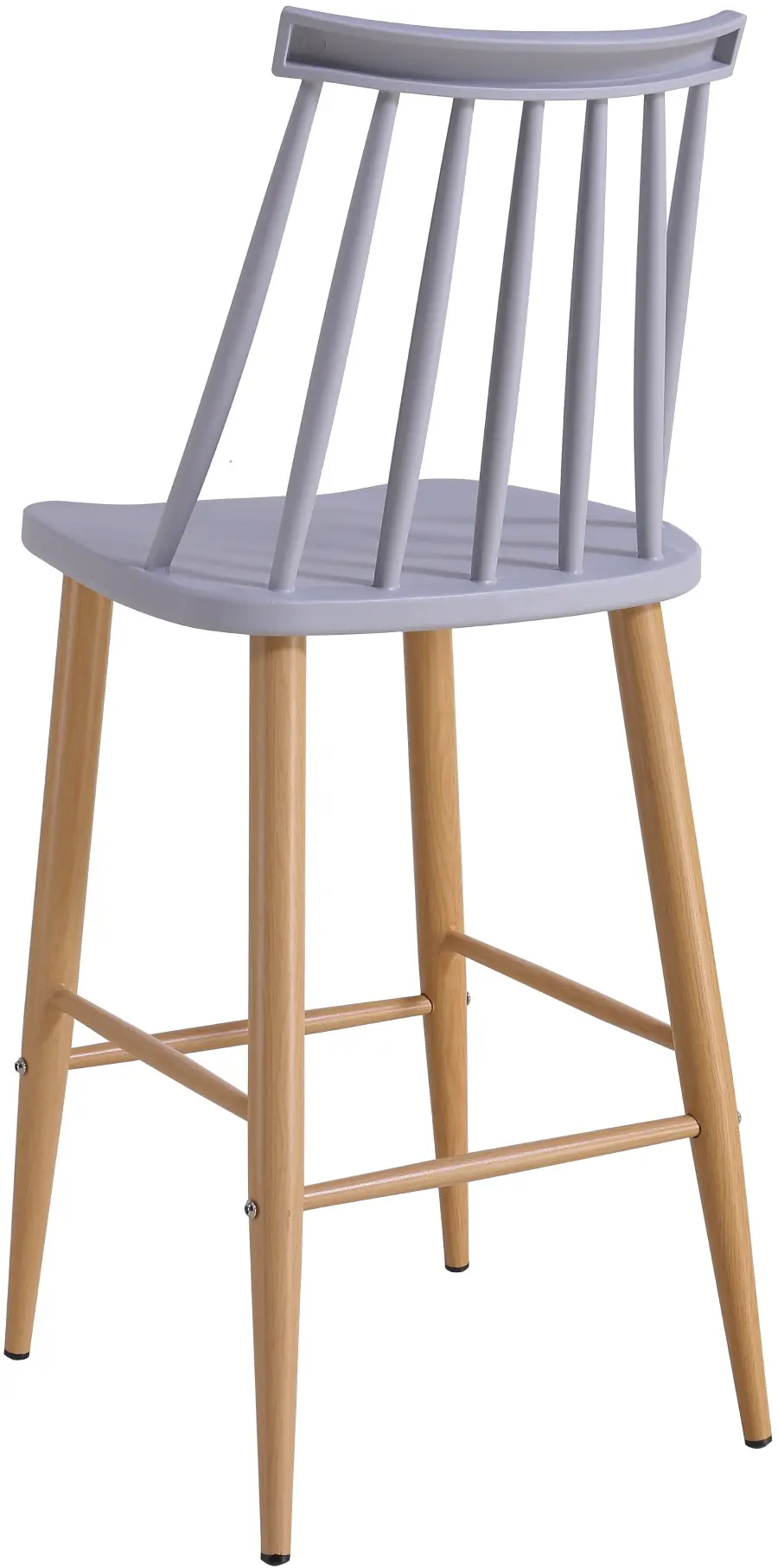 Scaun de bar DP Jack (Dark Grey/Natural) - 3