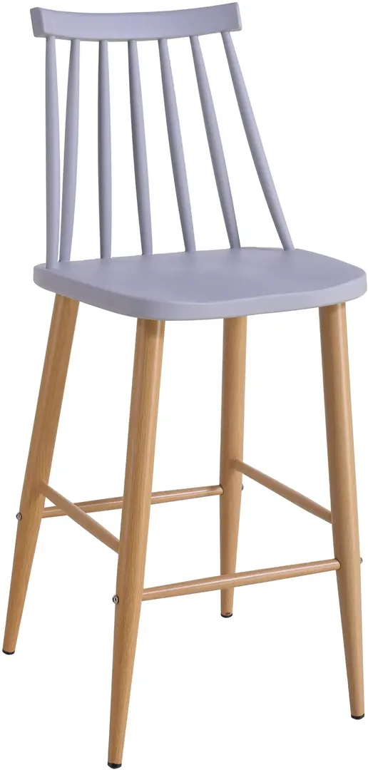 Scaun de bar DP Jack (Dark Grey/Natural)