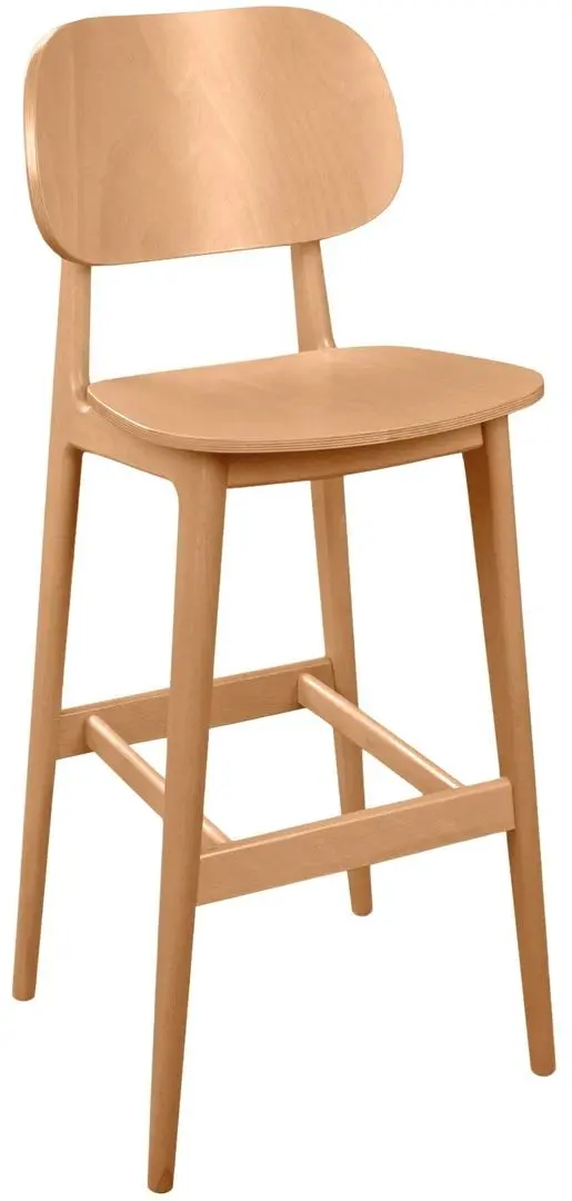 Scaun de bar DP Lula (Natural Oak)