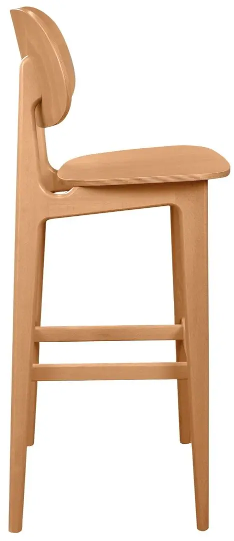 Scaun de bar DP Lula (Natural Oak)