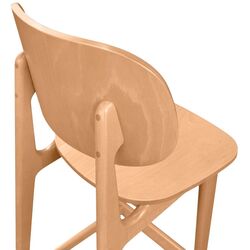 Scaun de bar DP Lula (Natural Oak) Thumb