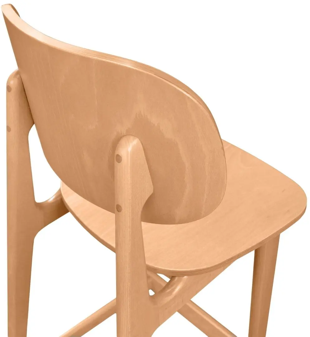 Scaun de bar DP Lula (Natural Oak)