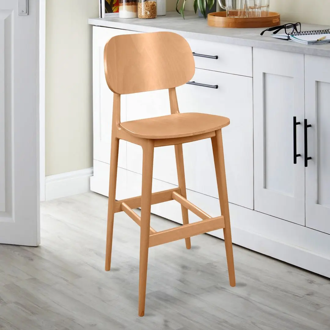 Scaun de bar DP Lula (Natural Oak)