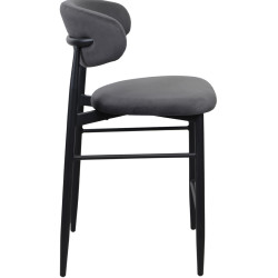 Scaun de bar DP Meridian HLR21 Catifea (Grey/Black) Thumb