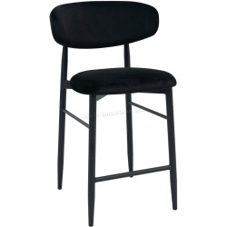 Scaun de bar DP Meridian HLR66 Catifea (Black)