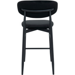 Scaun de bar DP Meridian HLR66 Catifea (Black) Thumb