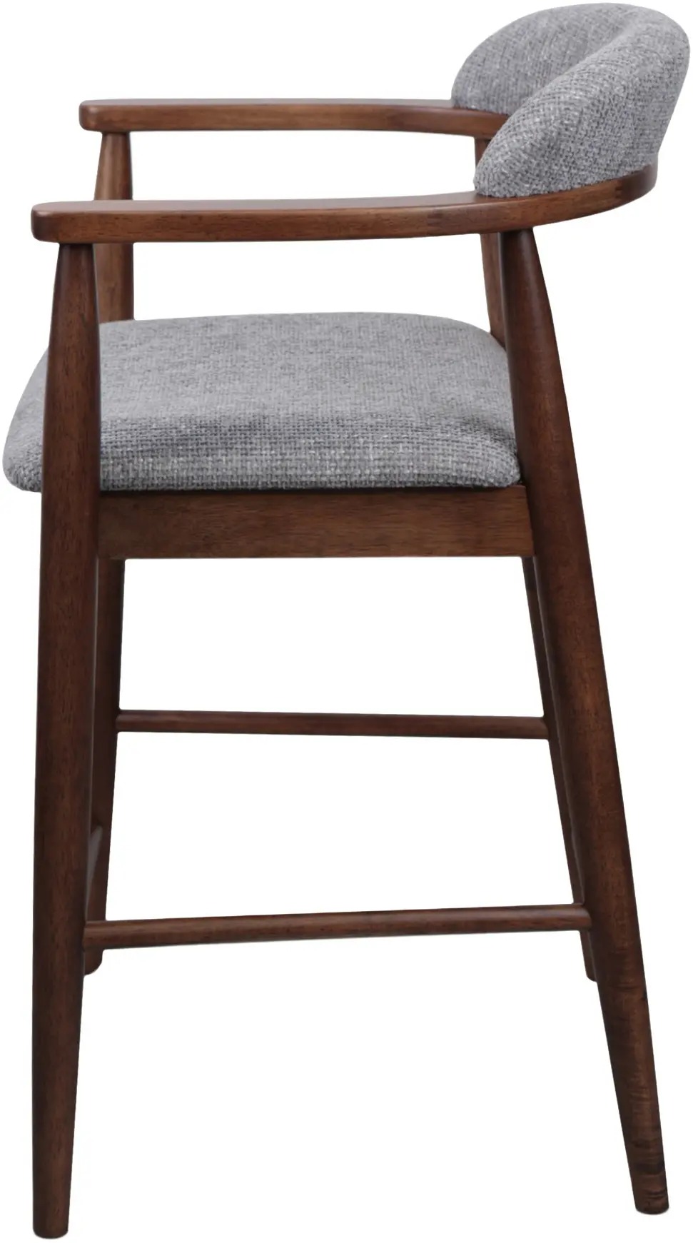 Scaun de bar DP Midas SD207-6/5544 (Light Grey/Walnut) - 3