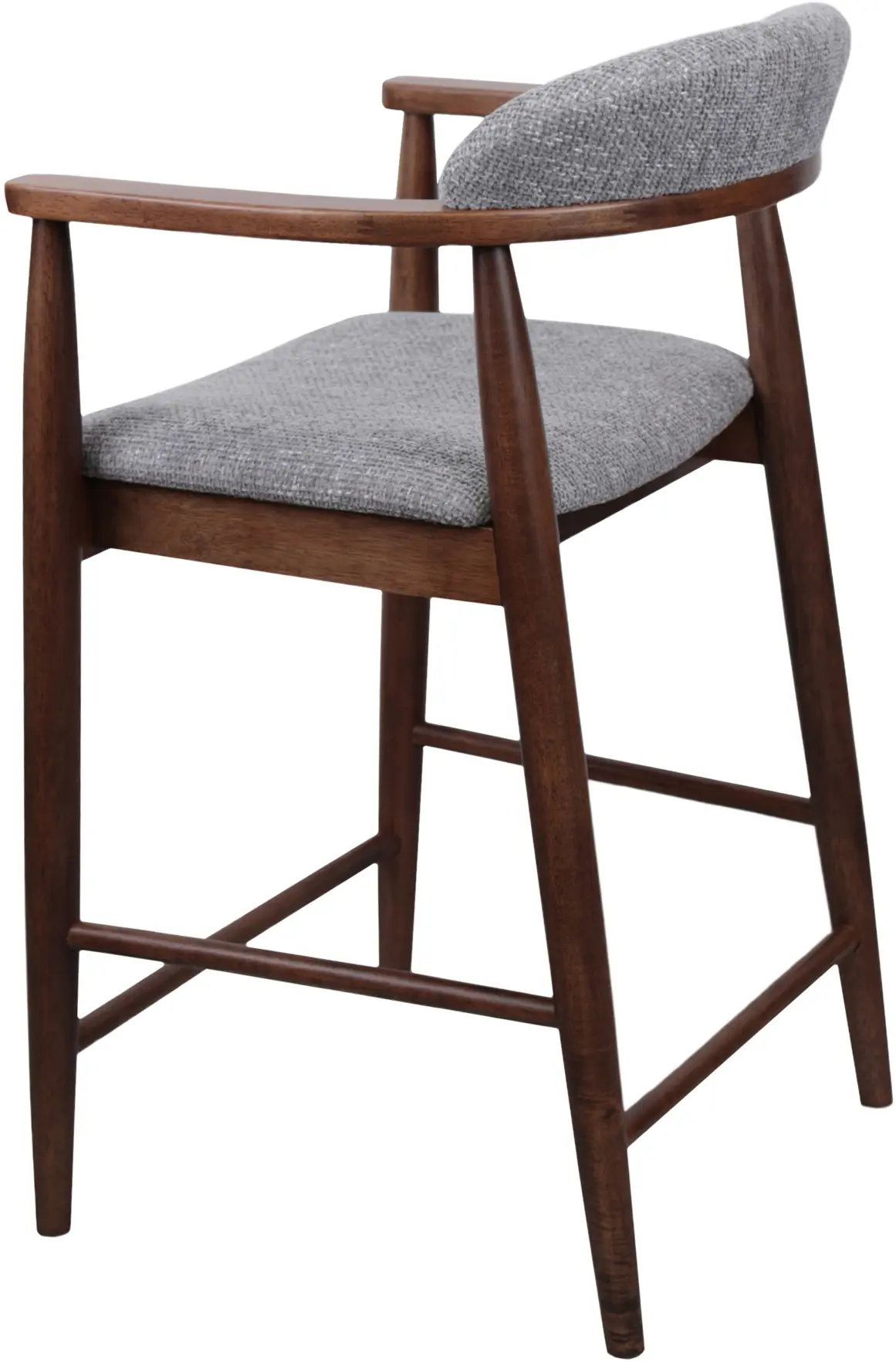 Scaun de bar DP Midas SD207-6/5544 (Light Grey/Walnut) - 4