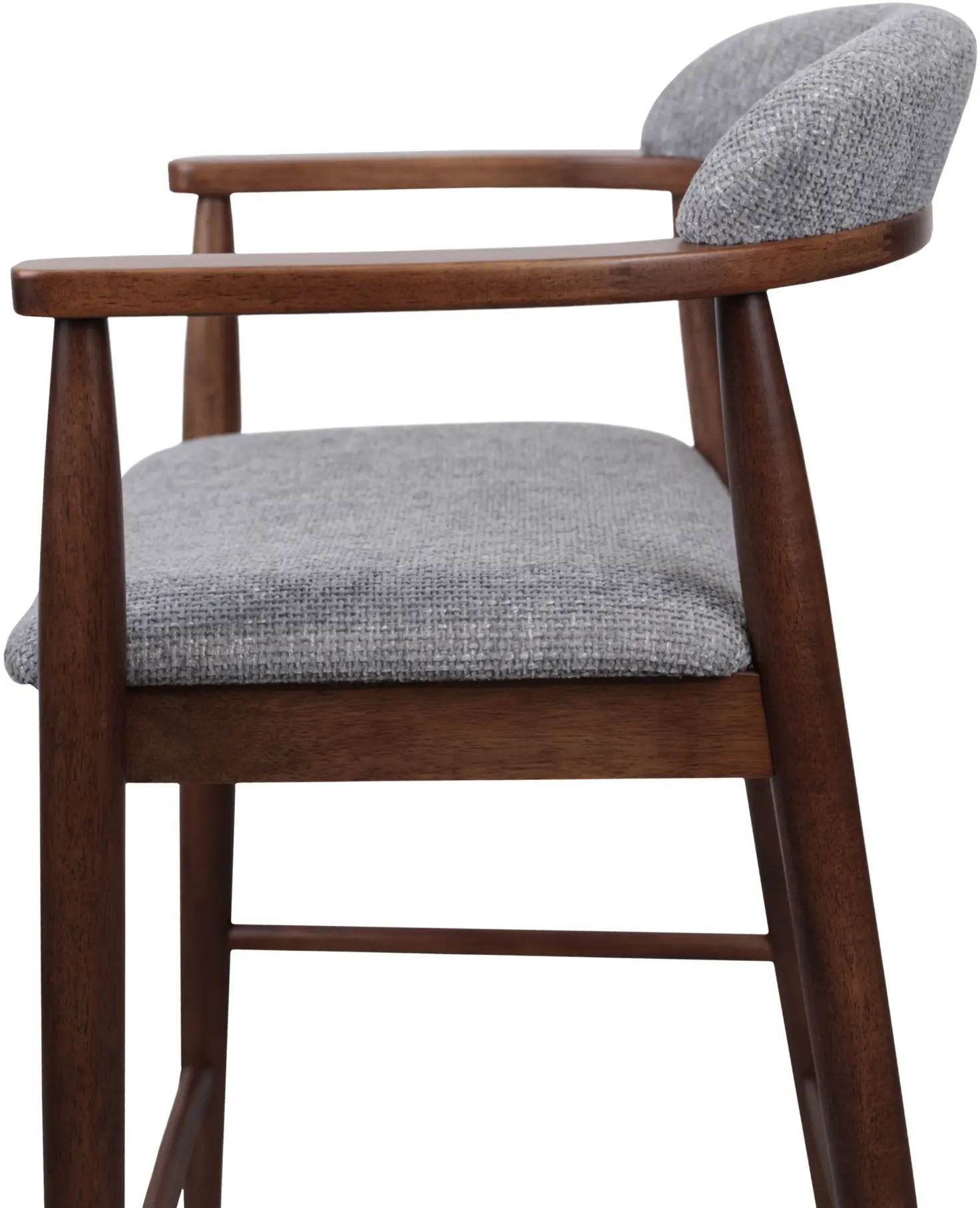 Scaun de bar DP Midas SD207-6/5544 (Light Grey/Walnut) - 6