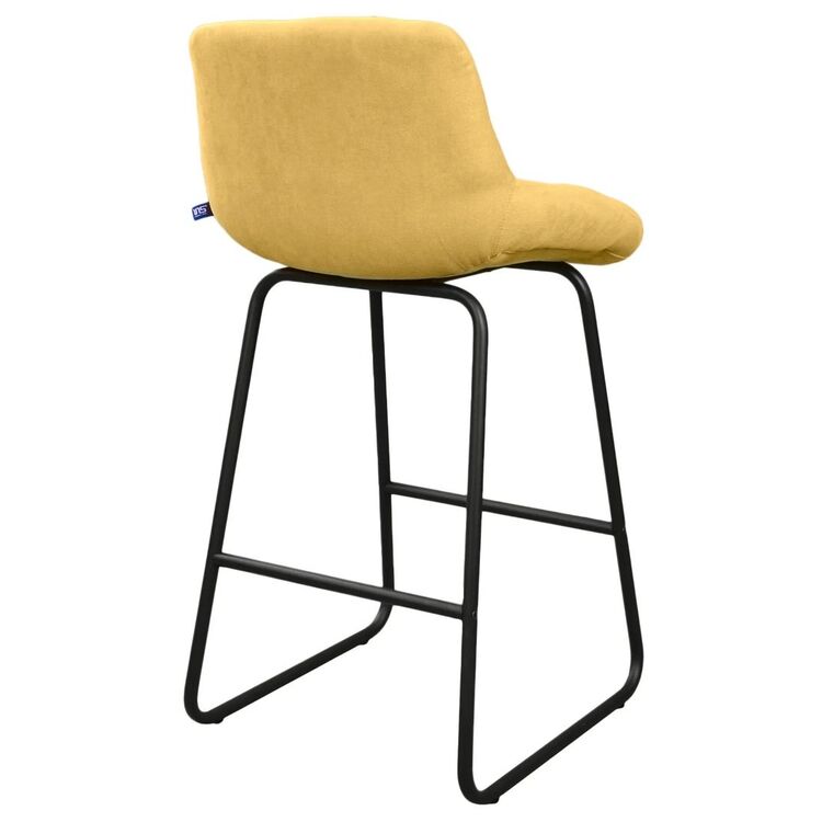 Барный стул DP Nicole CFS Hoker LB Soro-40 (Yellow/Black)