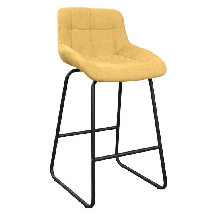 Барный стул DP Nicole CFS Hoker LB Soro-40 (Yellow/Black)
