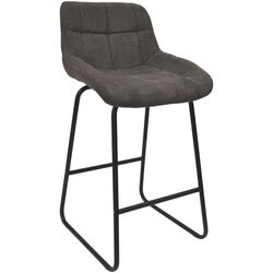 Scaun de bar DP Nicole CFS Hoker LB Soro-95 (Grey/Black)