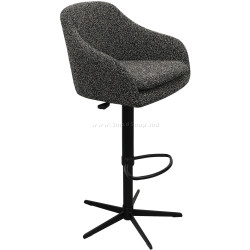 Scaun de bar DP Santi C3052V (Platin/Black)