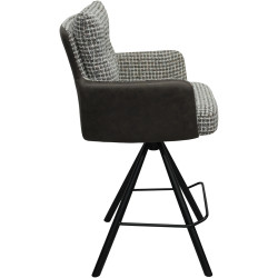 Барный стул DP Santo C3048TV PK970-8 (Dark Brown/Black) Thumb