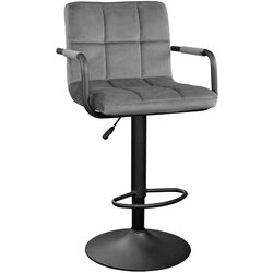 Барный стул DP SB-042 Velvet (Grey) Thumb