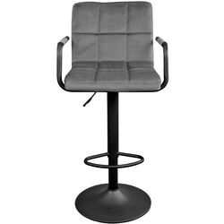 Барный стул DP SB-042 Velvet (Grey) Thumb