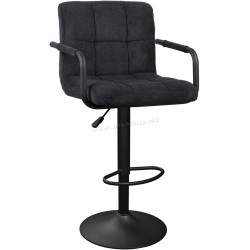 Scaun de bar DP SB-042 Velvet Nr.03 (Black)