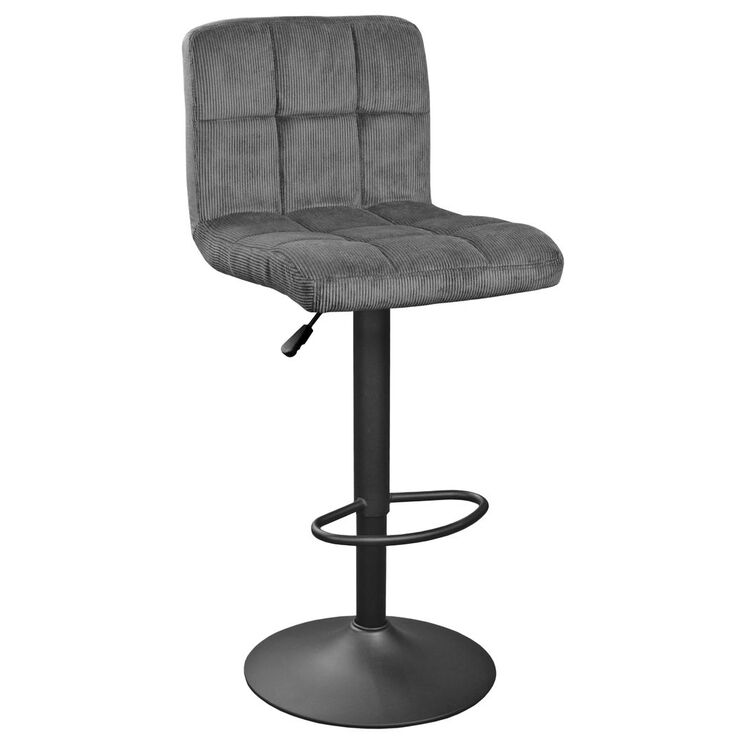 Барный стул DP SB-044 Velvet (Dark Gray/Black)