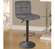 Scaun de bar DP SB-044 Velvet (Dark Gray/Black)