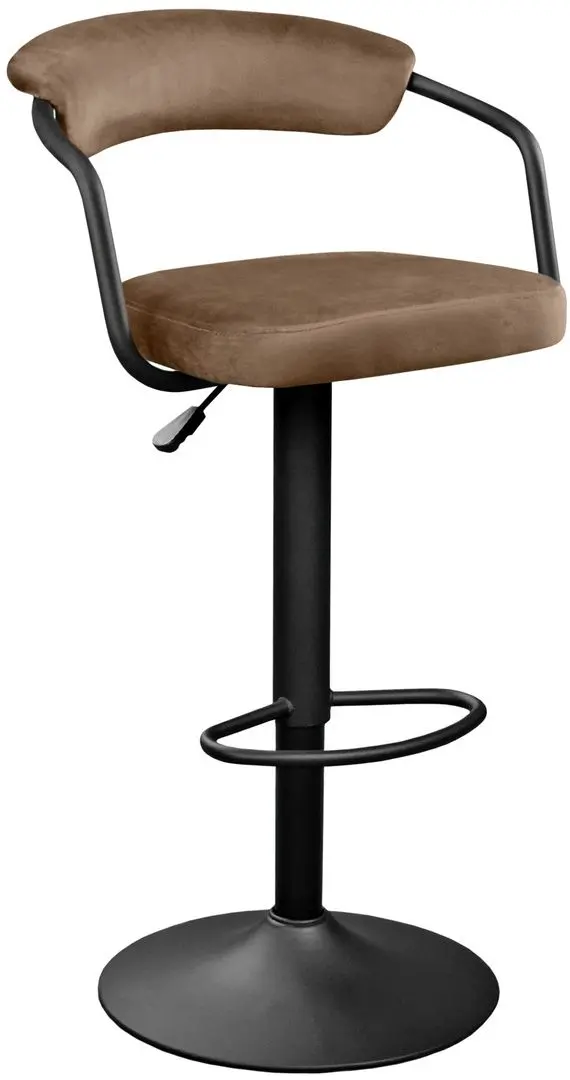 Scaun de bar DP SB-31 MQCJ-10-B Velvet (Brown/Black)