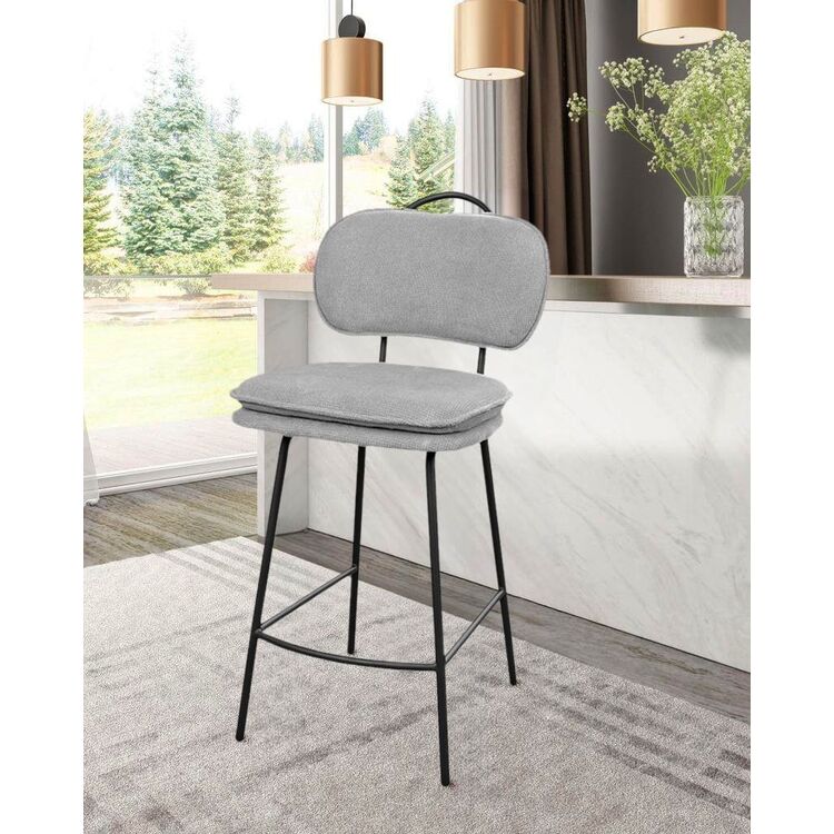 Барный стул DP Solomon JD8405-2 (Grey/Black)