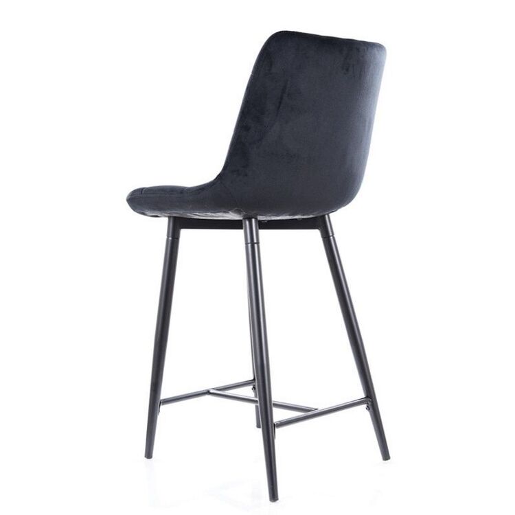 Барный стул Signal Chic H-2 Velvet (Black)