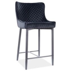Барный стул Signal Colin B H-2 Velvet (Black)
