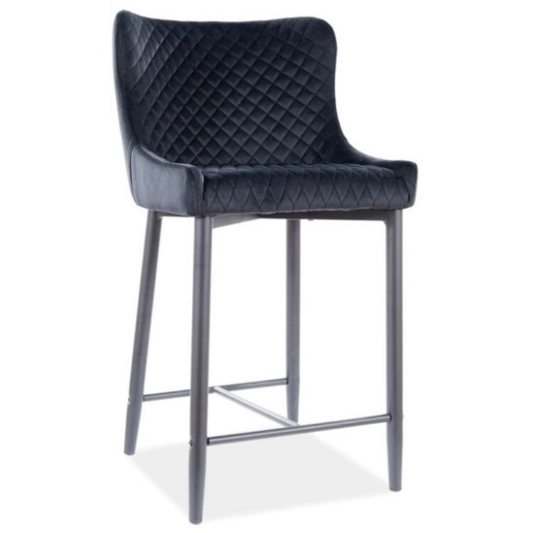 Барный стул Signal Colin B H-2 Velvet (Black)