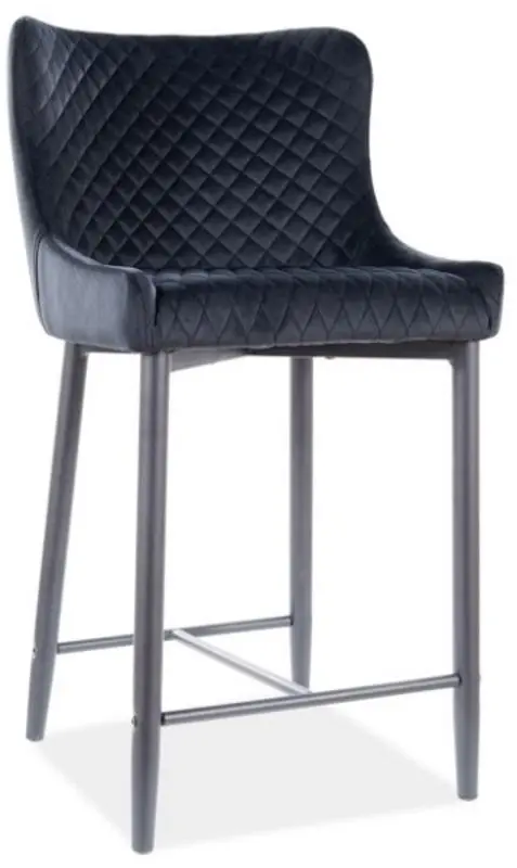Барный стул Signal Colin B H-2 Velvet (Black)