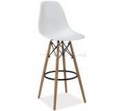 Scaun de bar Signal Enzo H-1 (Beech/White)