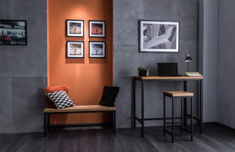 Scaun de bar Signal Metro H-1 (Oak/Black) - 4