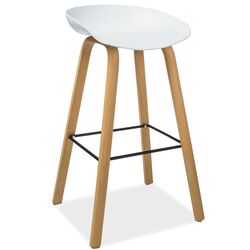 Scaun de bar Signal Sting (Oak/White) Thumb